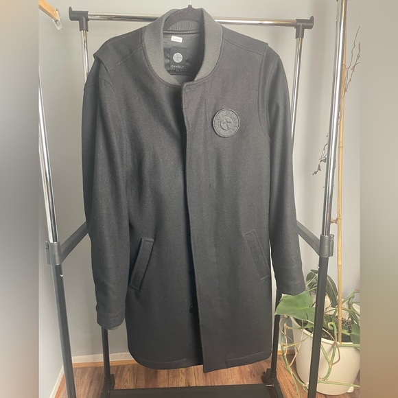 Cahill +XVII Varsity Black Long Coat. medium. Stylish. Only One Left!! - Picture 3 of 4